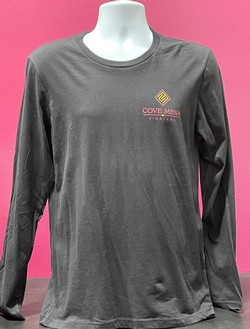 Unisex Black Long Sleeve T-Shirt 1