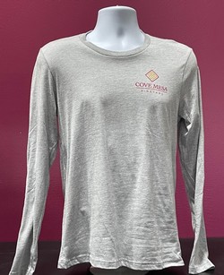 Unisex Gray Long Sleeve T-Shirt 1