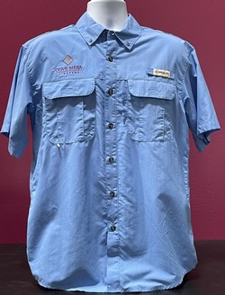 Mens Blue Short Sleeve Shirt 1
