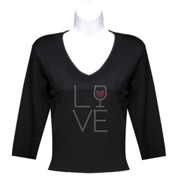 Womens Tee- Love Wine 1