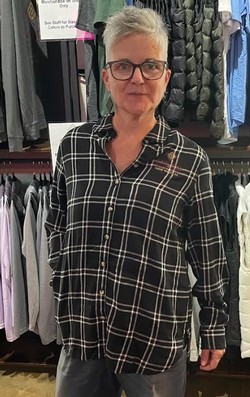 Womens BW Flannel Shirt 1