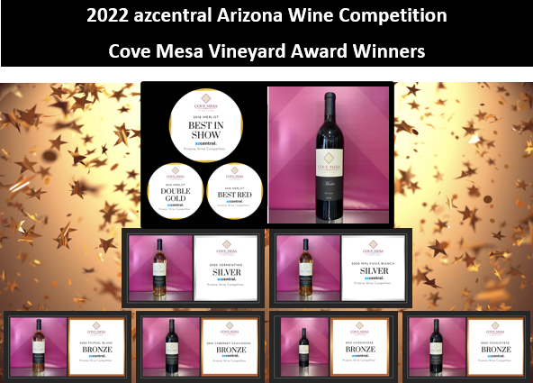 Cove Mesa Wine Award Graphic